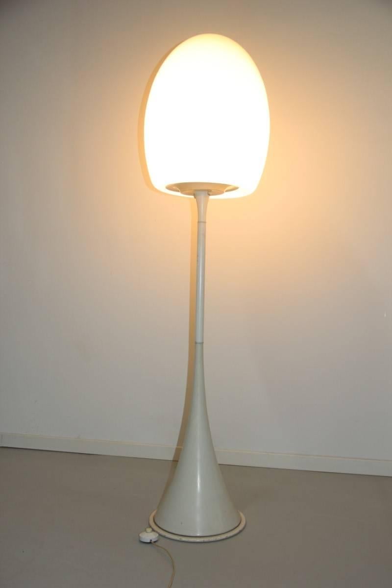 Floor Lamp 1960s Italian Design Murano Glass For Sale 2