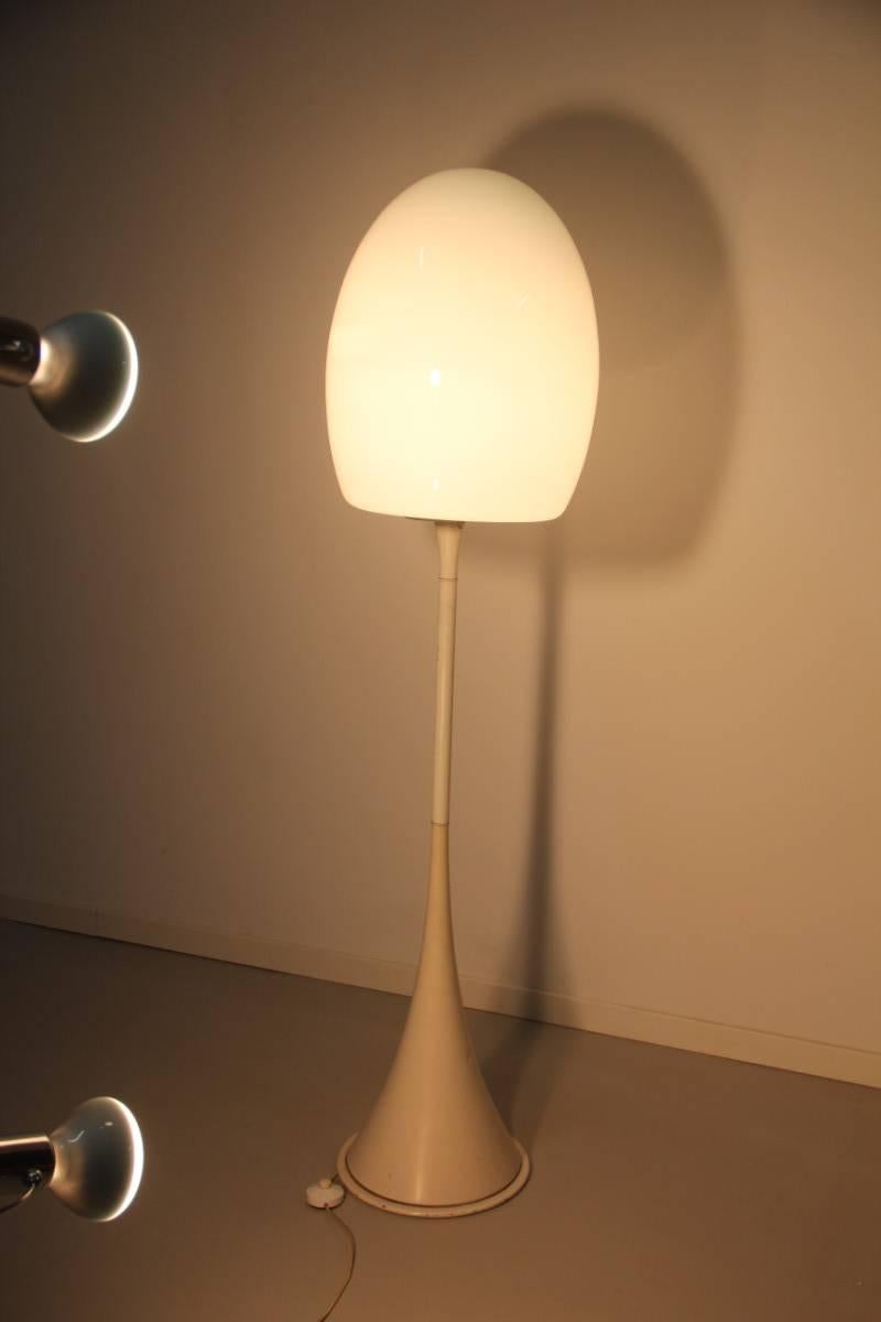 Floor Lamp 1960s Italian Design Murano Glass For Sale 3