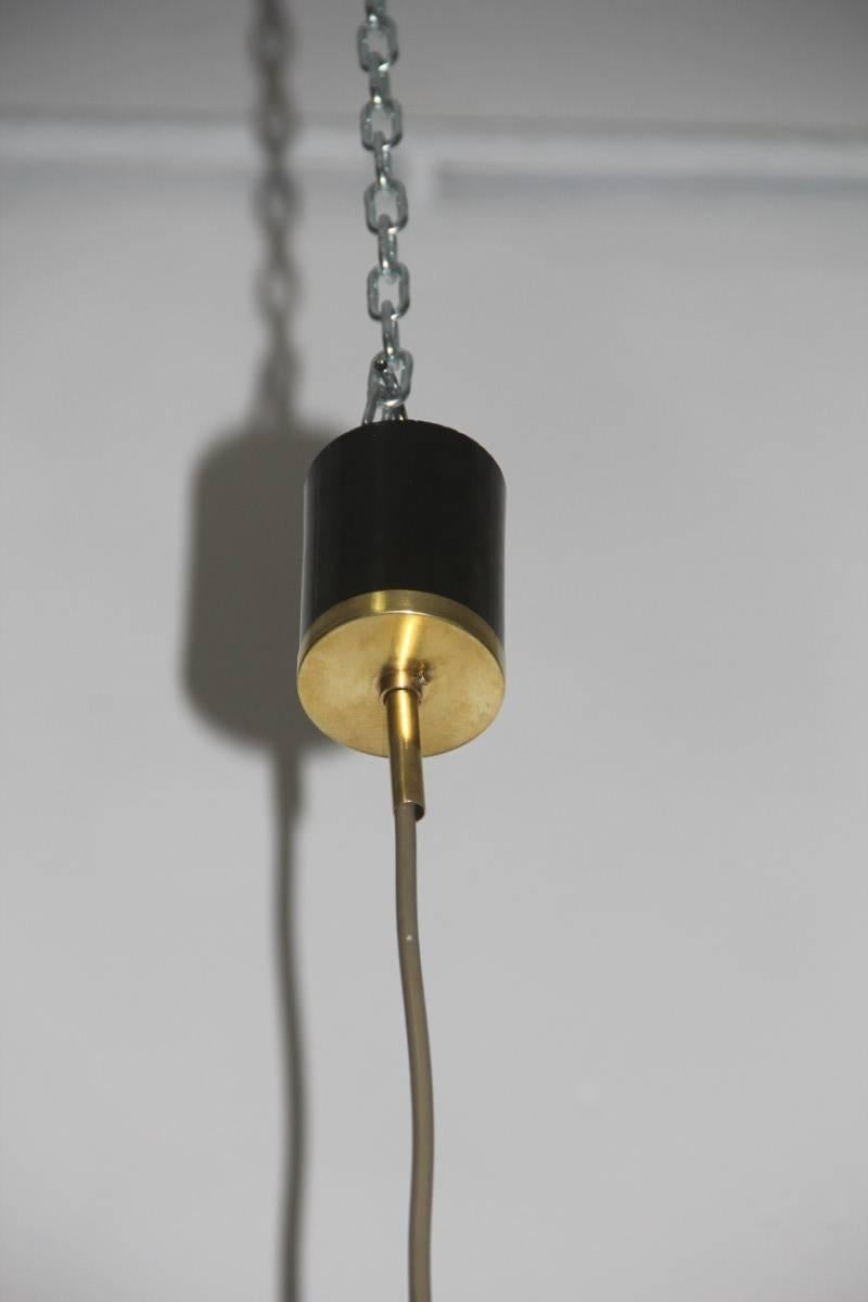 Ceiling Lamp 1950s Vistosi Murano Art Glass In Excellent Condition In Palermo, Sicily