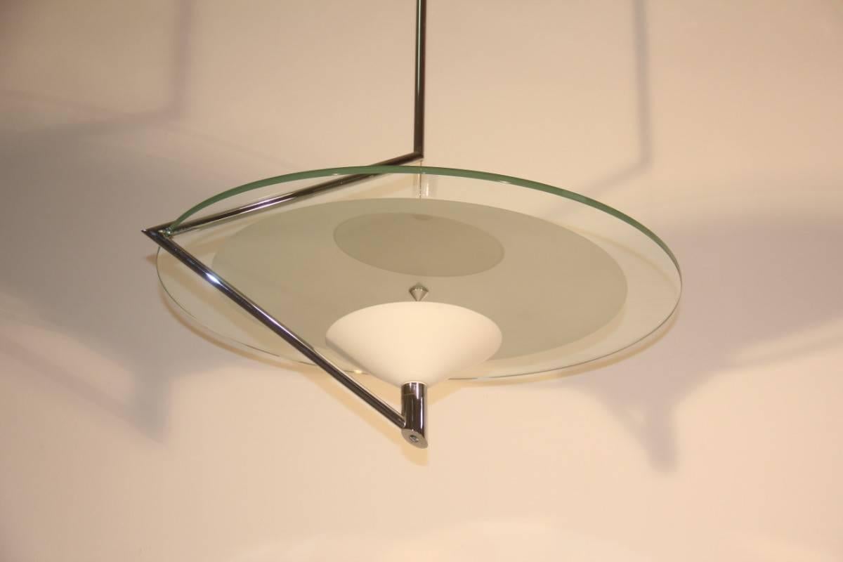 Mid-Century Modern Plafonnier Daniela Puppa Fontana Arte Design Olimpya, Italie en vente