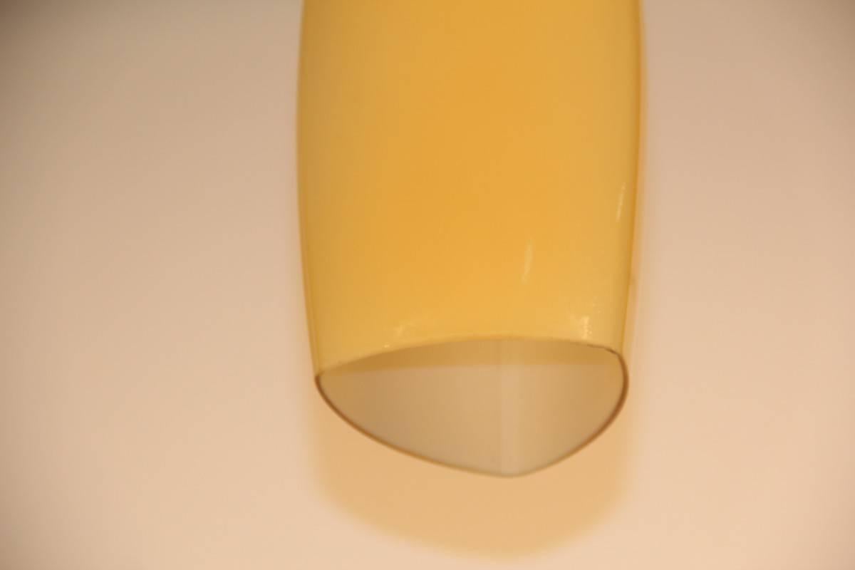 Deckenleuchte Stilnovo Design 1960 Glaskunst (Moderne der Mitte des Jahrhunderts) im Angebot