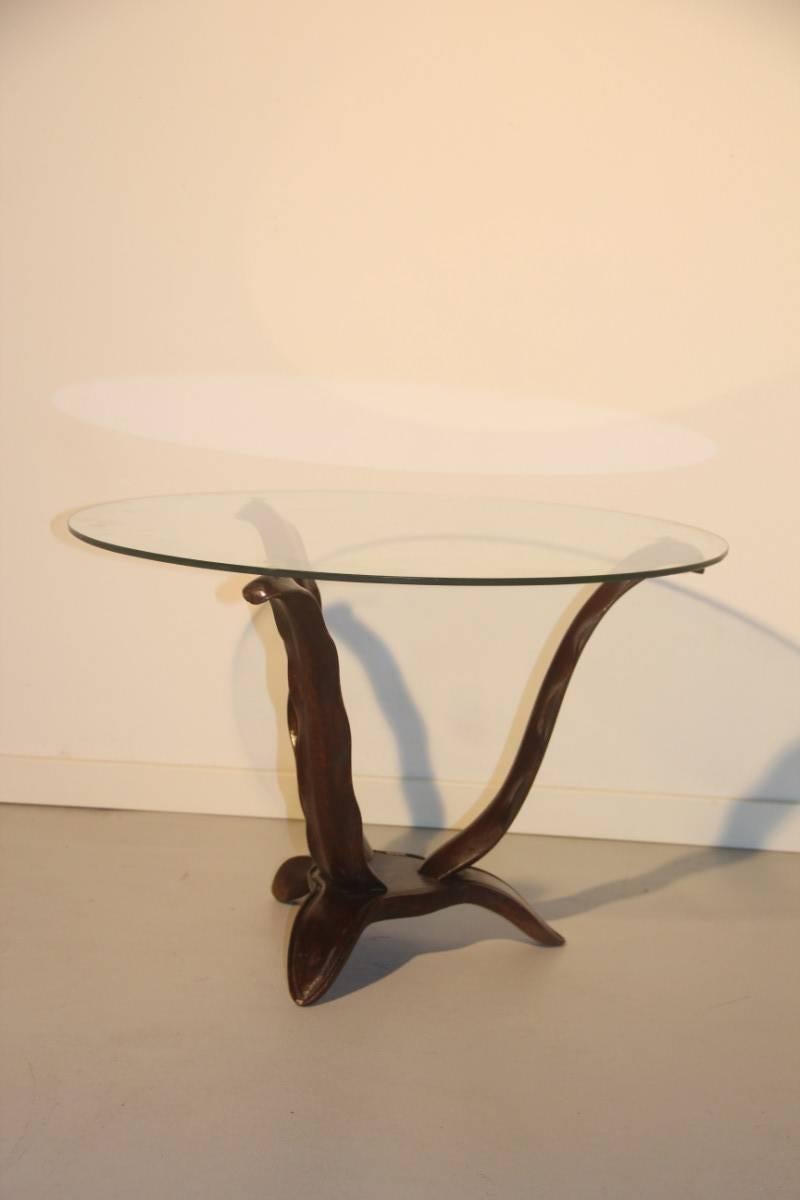 Midcentury Italian design coffee table, 1940s.