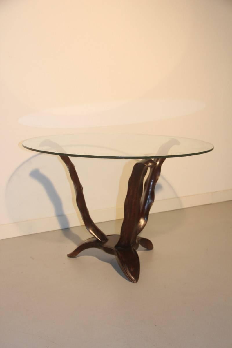 Mid-Century Modern Table basse de design italienne du milieu du siècle dernier, années 1940 en vente