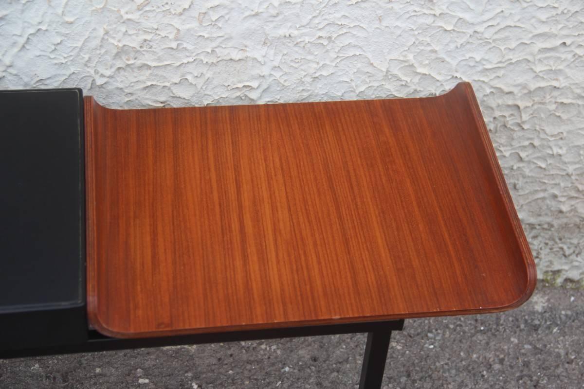 Italian Design Curved Bench Mid-Century Home Attributed In Good Condition In Palermo, Sicily