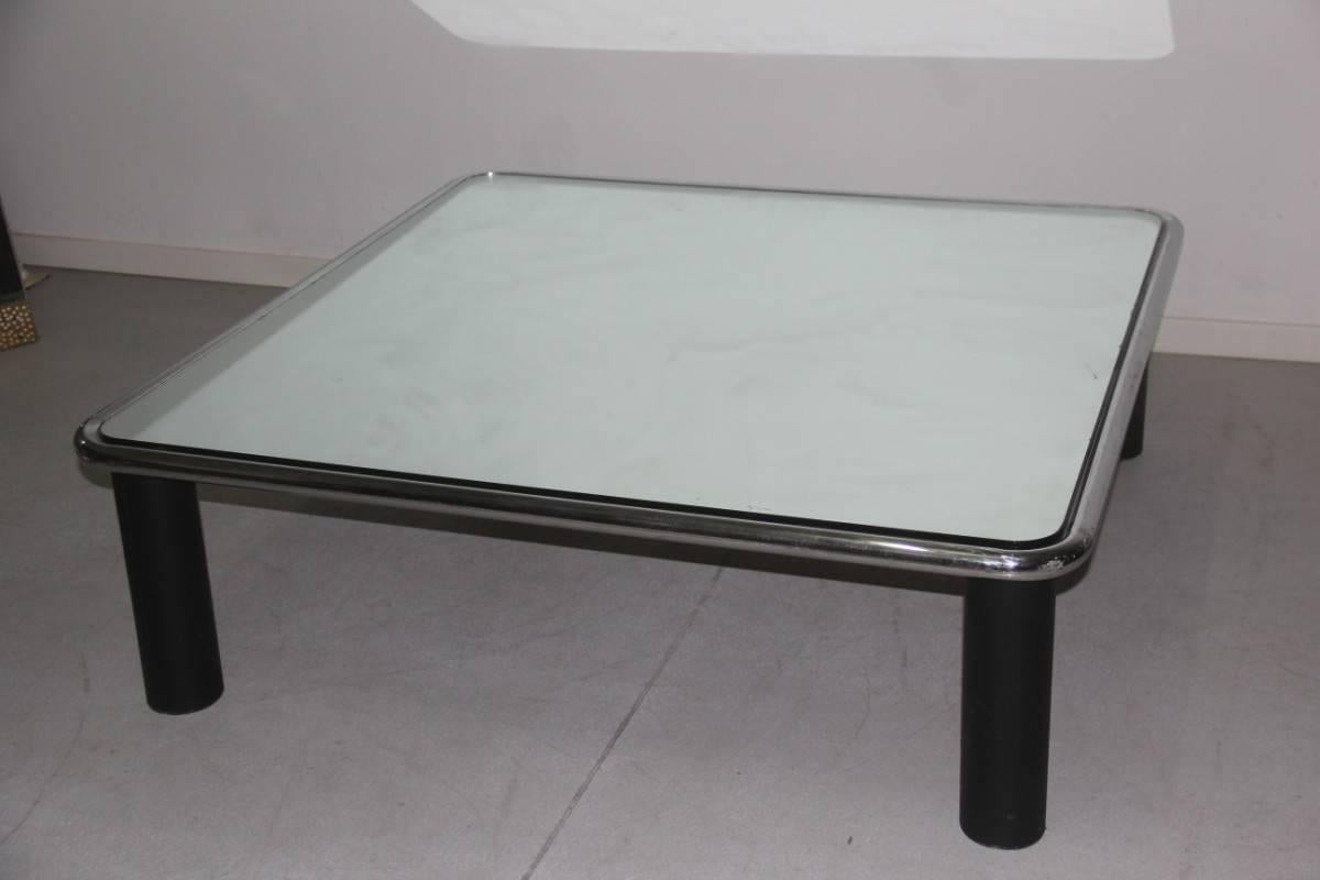 Large coffee table mirrored Mario Bellini B&B 1970, including shipping worldwide.