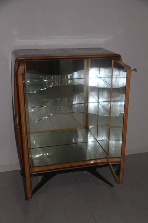 Mid-20th Century Small Rare Mid-Century Cabinet Bar Osvaldo Borsani Italian Design  For Sale