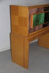 Cabinet Bar Light Wood Elm Art Deco 1940 Italian Design