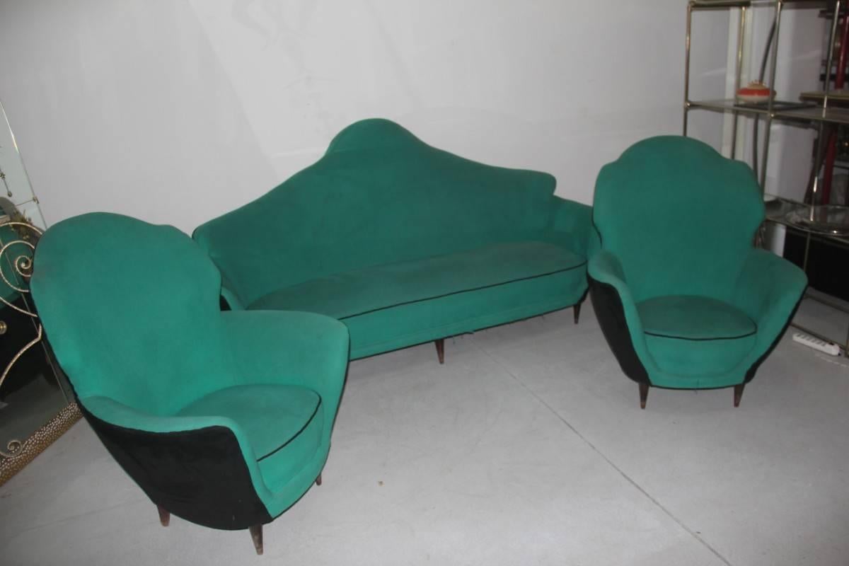 Mid-Century Modern Living Room Sets, Italian Design 1950 2