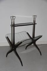 Magazine Racks Cesare Lacca Mid-Century Modern Italian Design 1950 Wood Curved