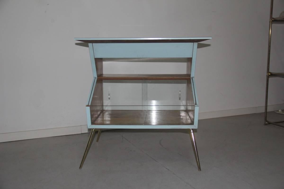 Schreibtisch aus Laminat, 1950 Italienische Möbel, speziell Gio Ponti zugeschrieben im Angebot 3