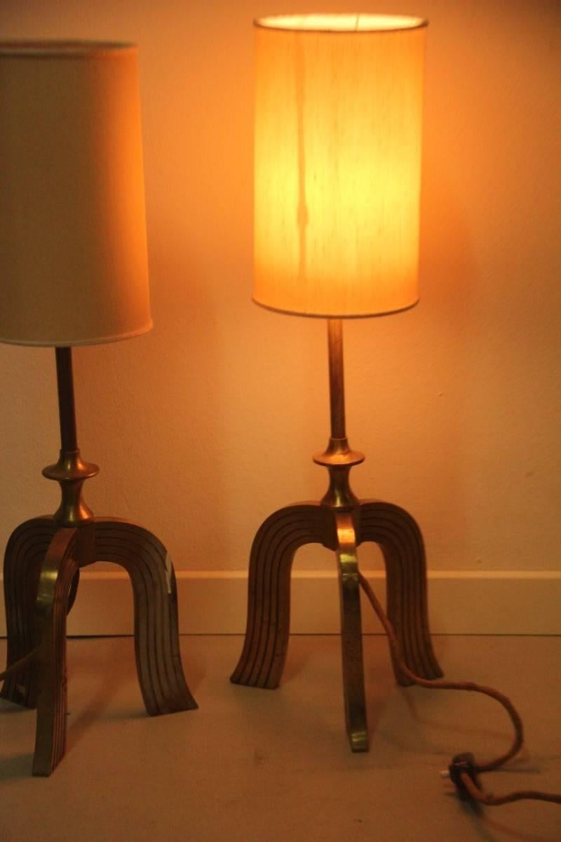 Pair of extraordinary from 1930 table Italian Art Deco Attributed to Gio Ponti 2