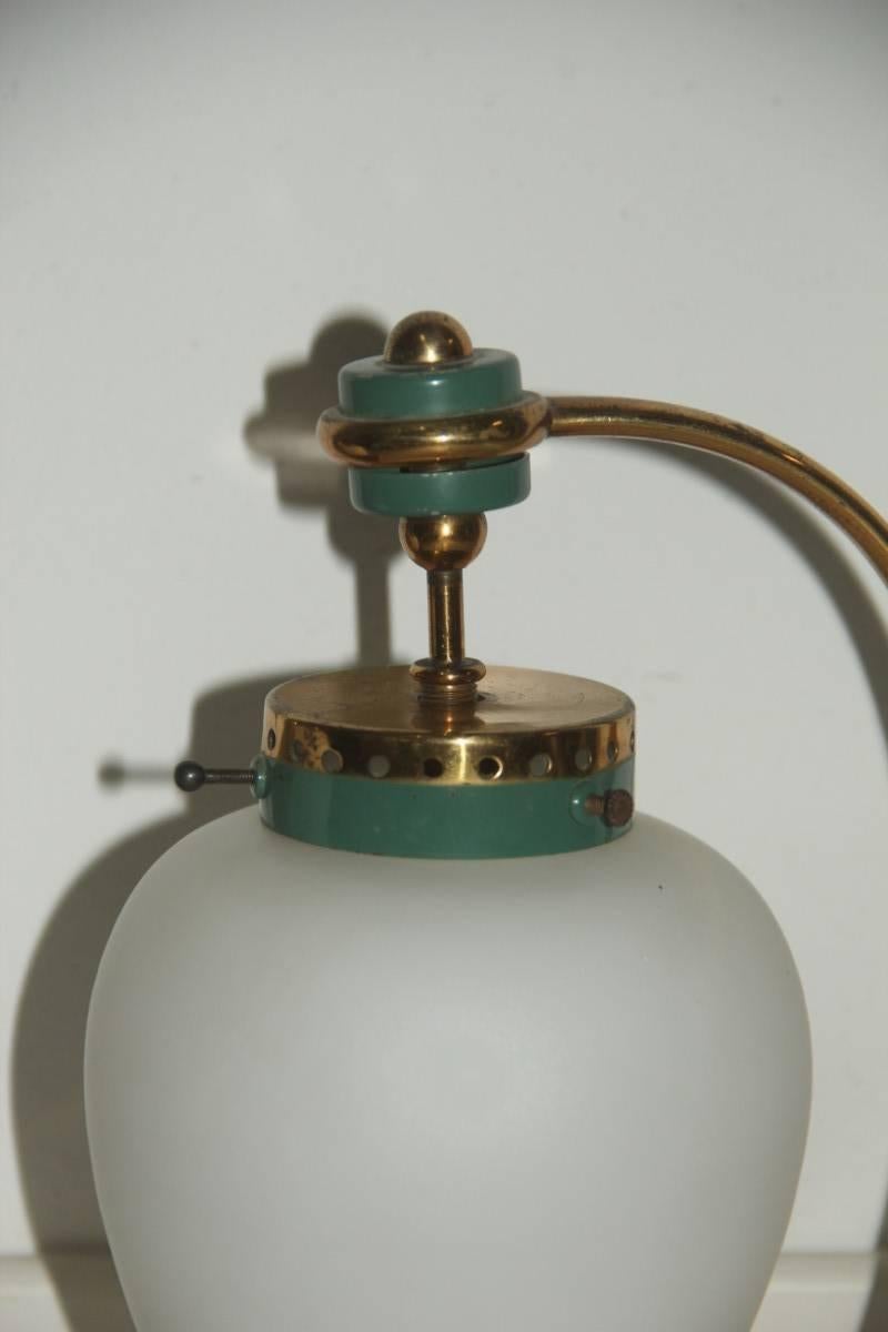 Mid-20th Century Original Mid-Century Italian Design Table Lamp, 1950s Stilnovo Style For Sale