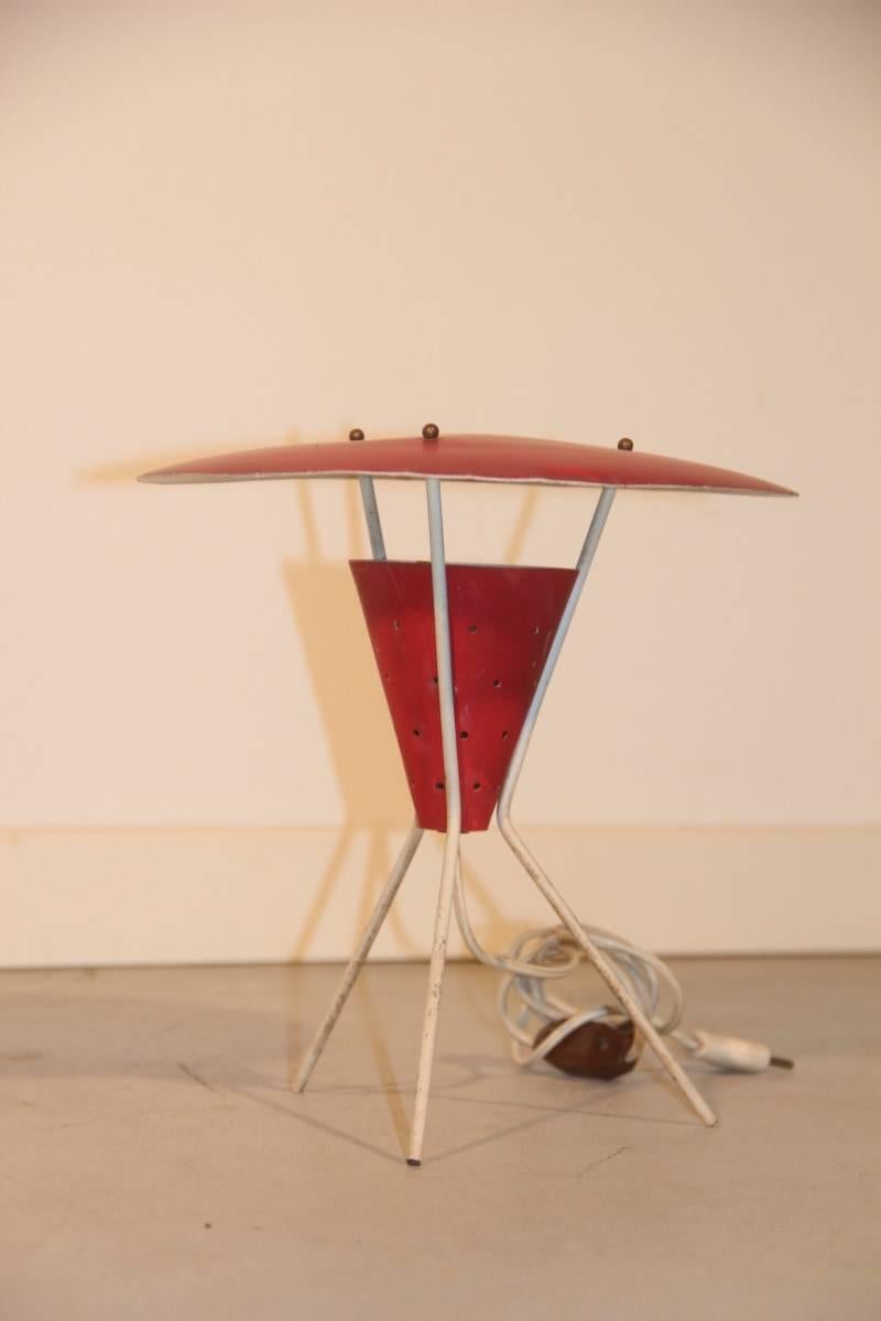 Mid-Century Modern Small Stilux Minimal Table Lamp Italian, Mid-Century, 1950s