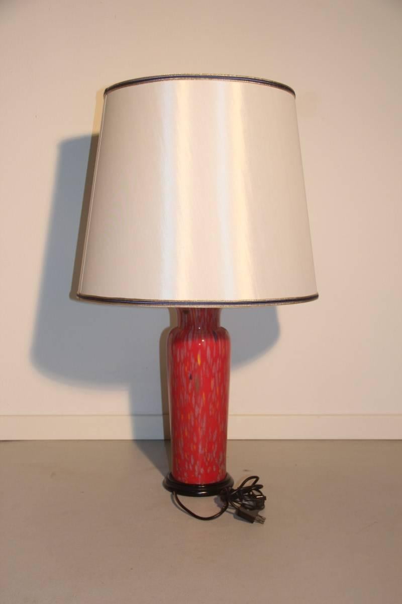 VeArt Murano-Kunstglas-Tischlampe, italienisches Design, 1970er Jahre (Moderne der Mitte des Jahrhunderts) im Angebot