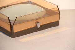Minimal Wall Light Veca Design 1960s Glass Colored