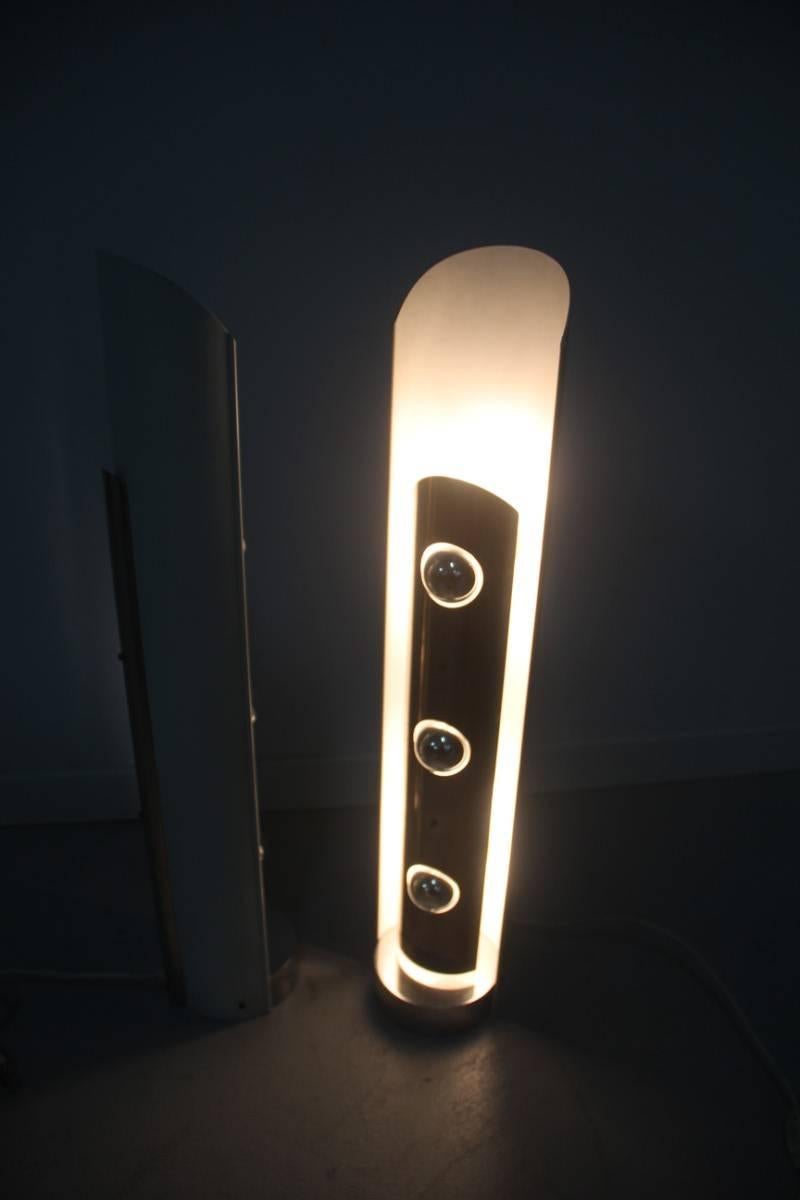 Minimal Minimalistische Tischlampe im Tronconi-Design, Pop Art, Italienisches Design (Moderne der Mitte des Jahrhunderts) im Angebot