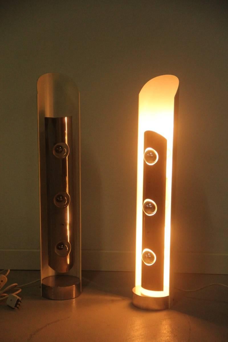 Minimal Minimalistische Tischlampe im Tronconi-Design, Pop Art, Italienisches Design im Angebot 1