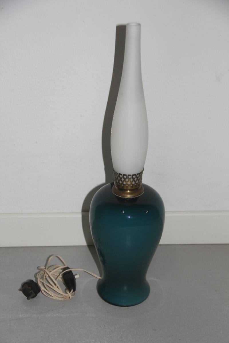 Elegant Minimal Paolo Venini Table Lamp, 1940s In Excellent Condition In Palermo, Sicily