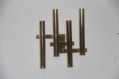 Minimal Sciolari Walla Sconces Gold 1970s chic design