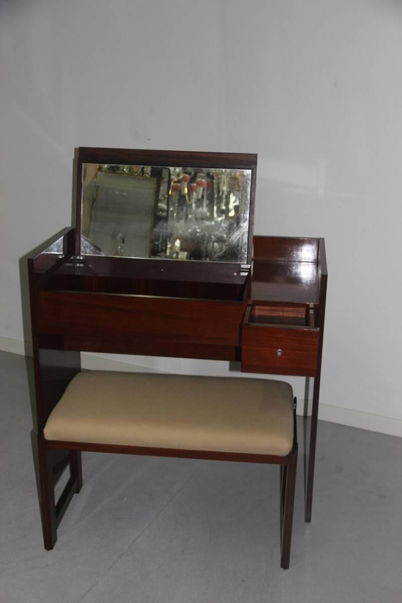 Minimal  Vanity Italian Design MIM Production Rosewood  For Sale 1