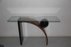 Minimal Italian Consolle 1980s Pierre Cardin Attributed