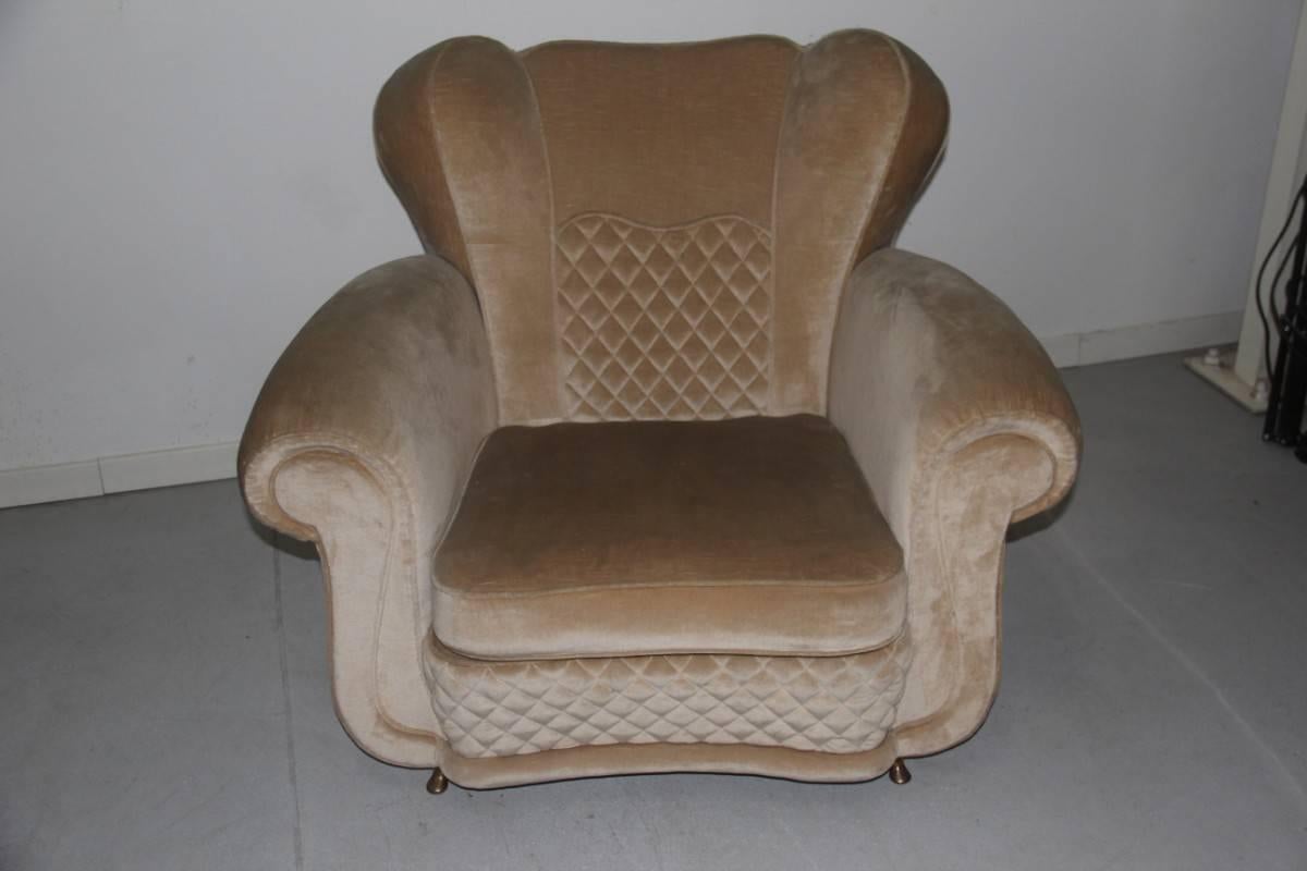 Very Special 1950s Armchair Attributed to Guglielmo Ulrich Italian Design  2
