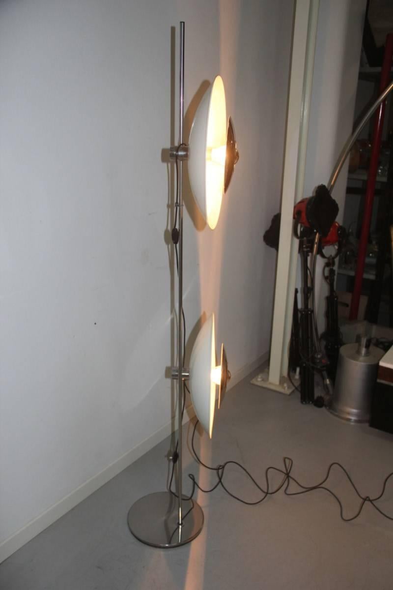 Mid-Century Modern Esperia Floor Lamp 1970 Sculpture Lightins Italian Design metal lacquered  For Sale