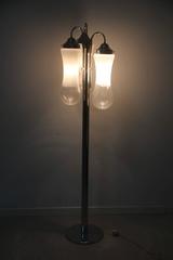 Mazzega Floor Lamp in Murano Art Glass Italian Design 1970