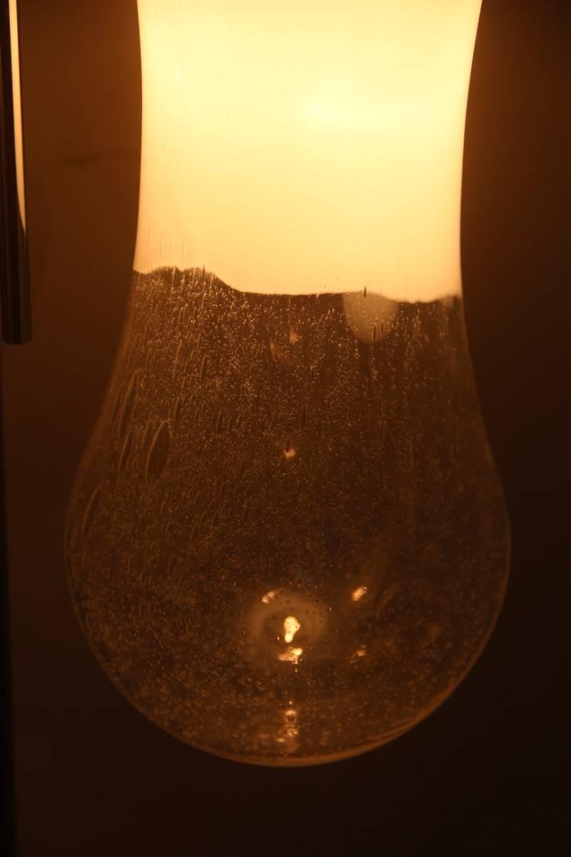 Fin du 20e siècle Lampadaire Mazzega en verre d'art de Murano, design italien, 1970  en vente