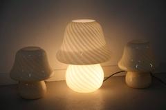 VeArt Table Lamp Triptych of Murano Art Glass