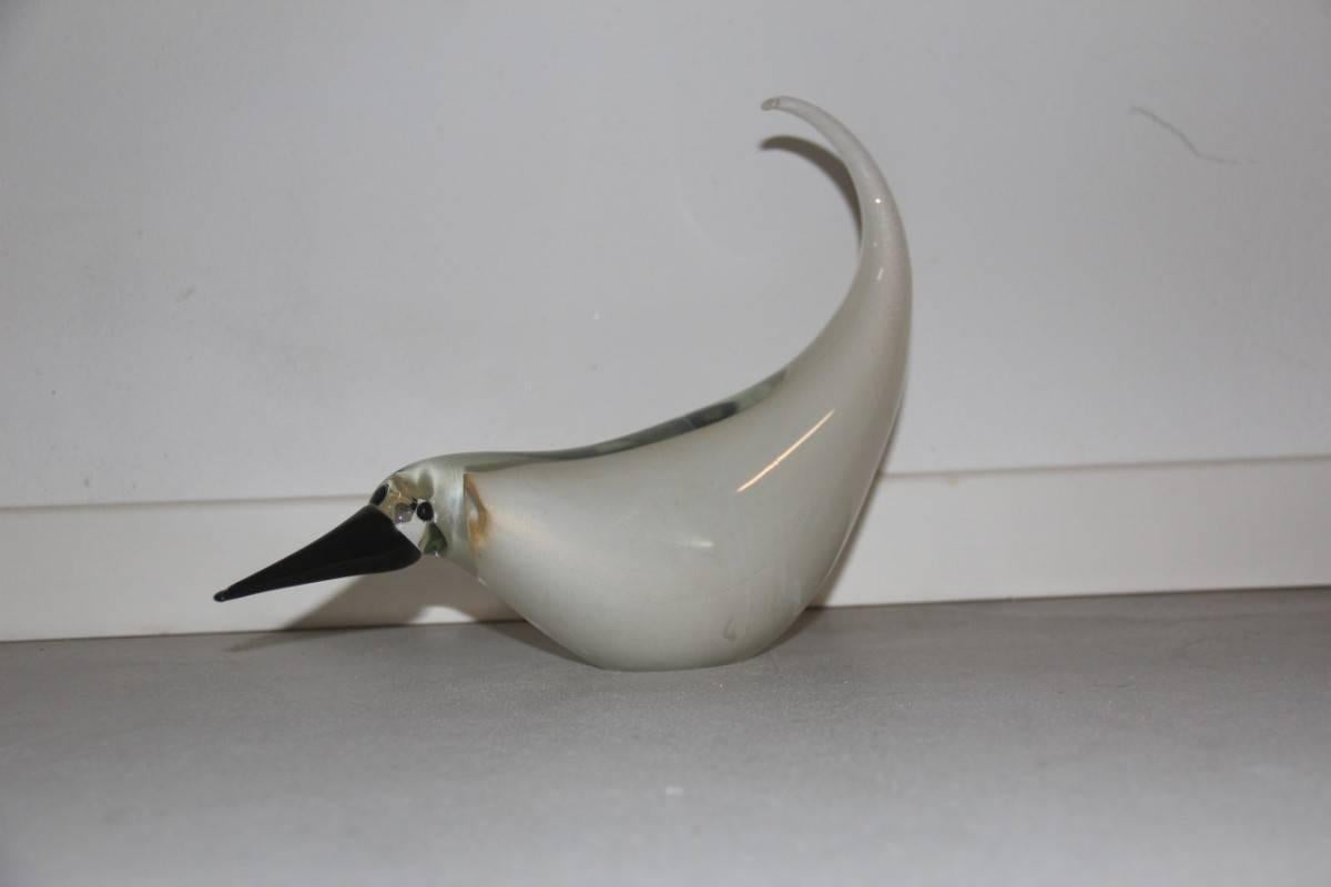Bird Murano Art Glass Barbini Attributed, 1970 (Italienisch) im Angebot