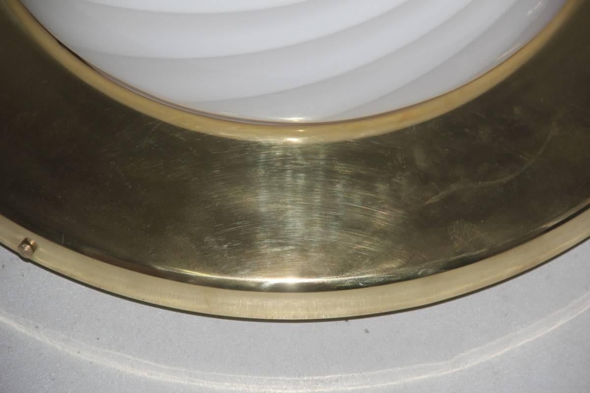 Big Elegant Ceiling Light VeArt Design 1970 Brass Gold  For Sale 3