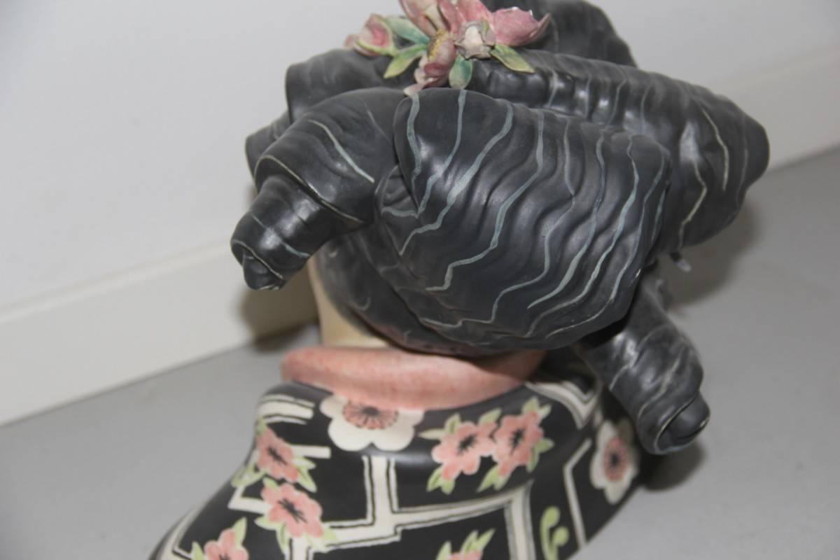 Gran Geisha de Cerámica Elcod, 1940 Cacciapuoti en venta 2