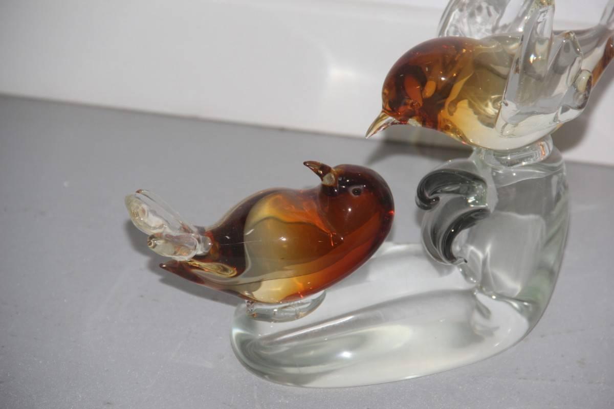 Murano Art Glass Sculpture Seguso Design For Sale 1