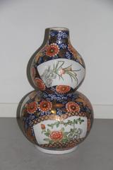 Big Old Chinese Vase of the 1940s or so, with Floral Decorations