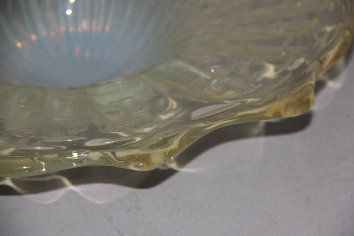 Mid-Century Modern Big Bowl Murano Glass 1950s Design Seguso