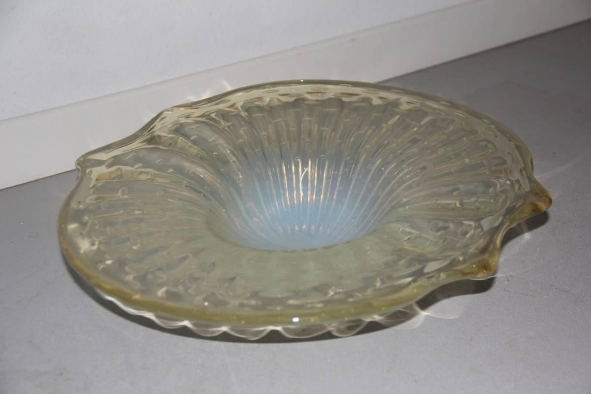 Italian Big Bowl Murano Glass 1950s Design Seguso