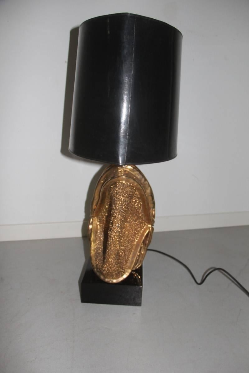 Mid-Century Modern Particular Ceramic Table Lamp, 1970 Maison Jansen