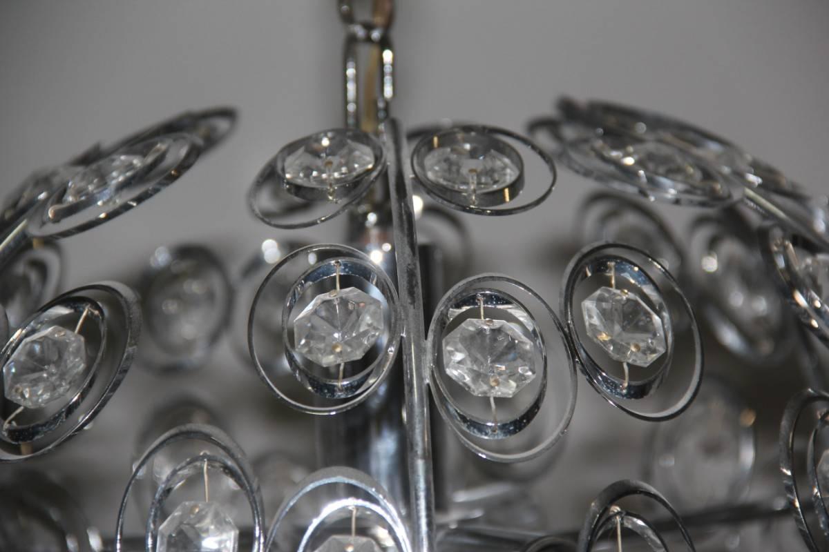 Illuminated Sculptures Sciolari Design Modern Art Chandelier In Good Condition For Sale In Palermo, Sicily