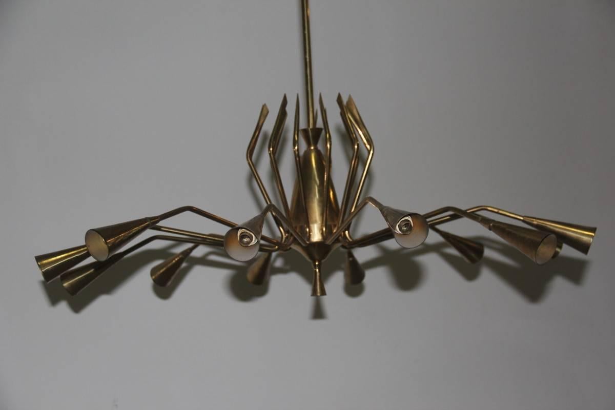 Mid-20th Century Ceiling Lamp Oscar Torlasco for Lumi Design Italian Design