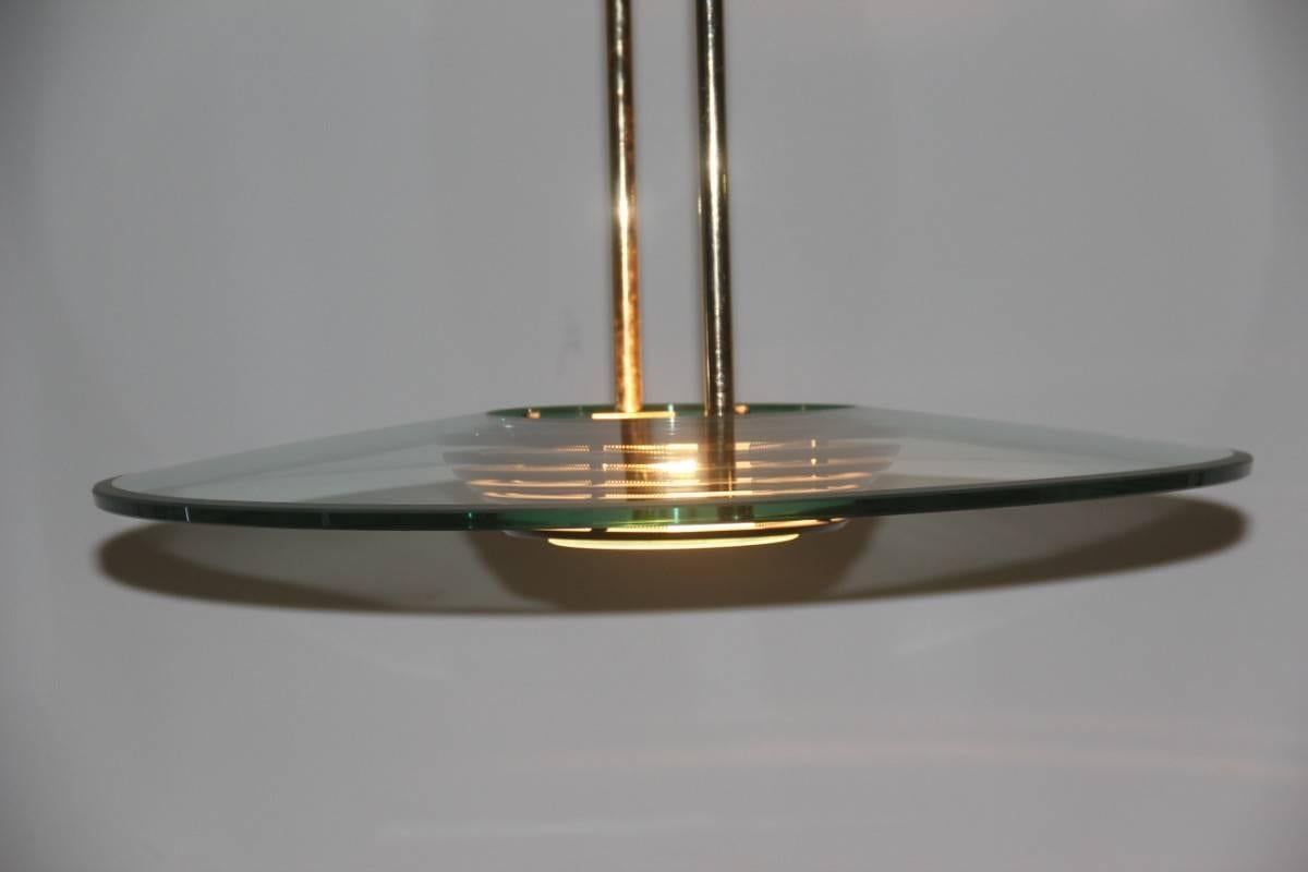 glass disc ceiling light