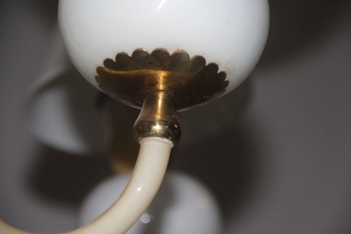 Lustre élégant et raffiné en verre de Murano, art très spécial, années 1940 Excellent état - En vente à Palermo, Sicily