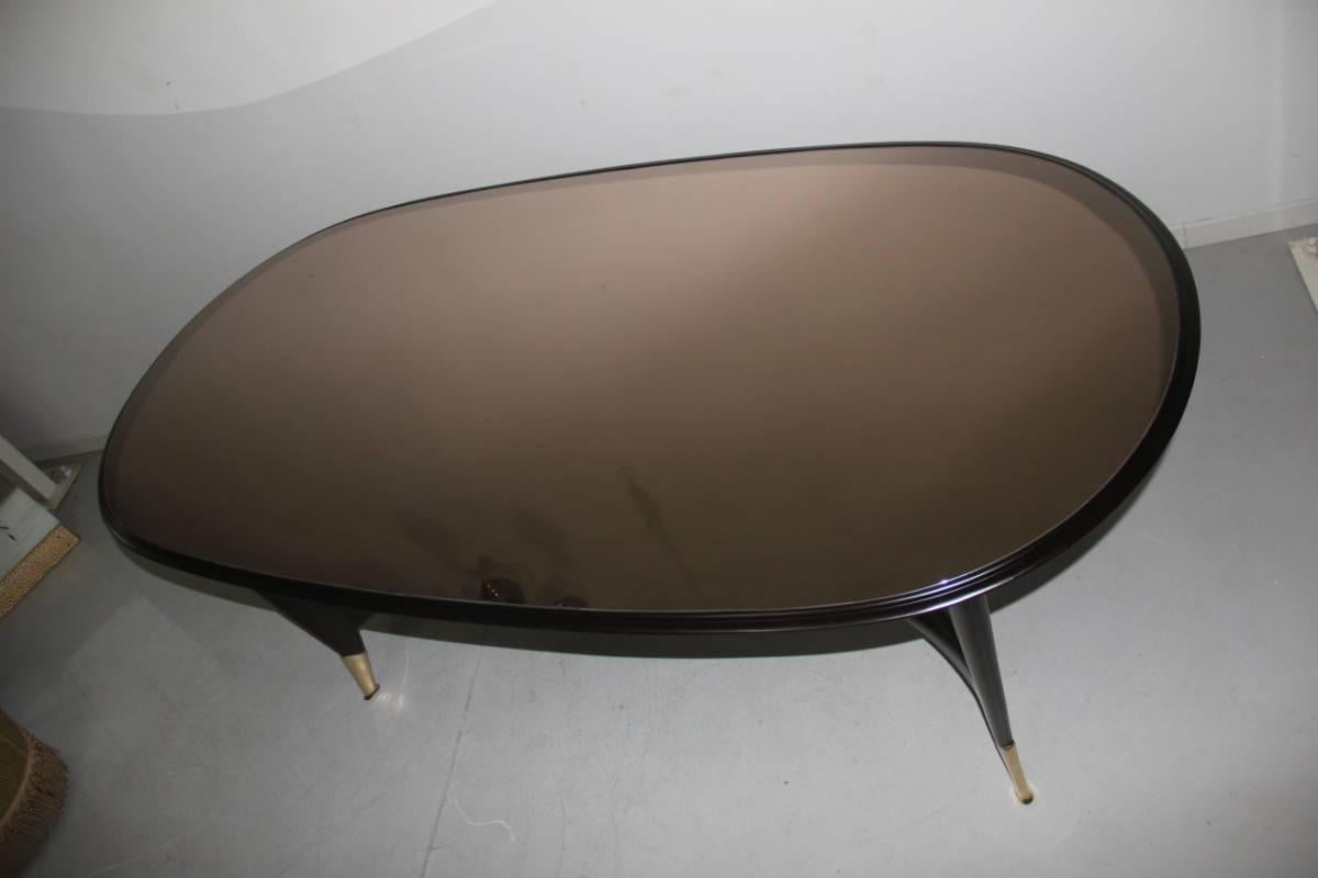 Mid-20th Century Elegant Dining Table Italian Guglielmo Ulrich Attributed, 1950s For Sale