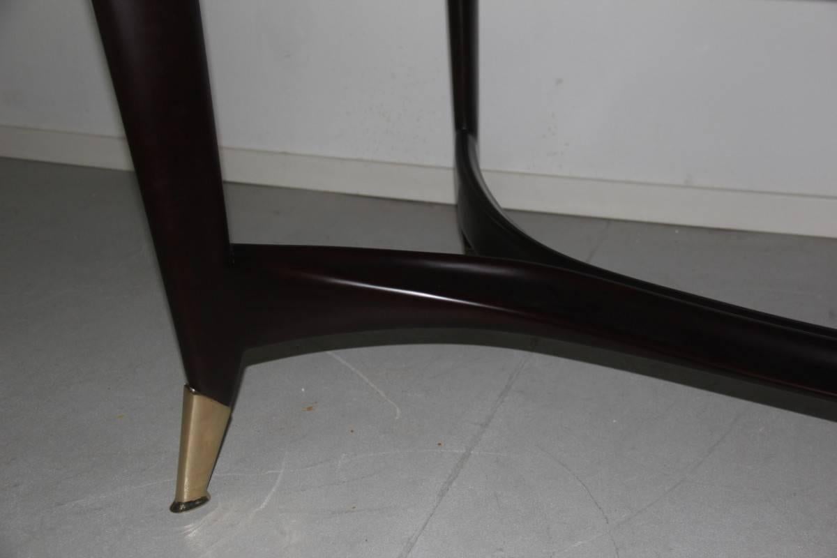 Elegant Dining Table Italian Guglielmo Ulrich Attributed, 1950s For Sale 3