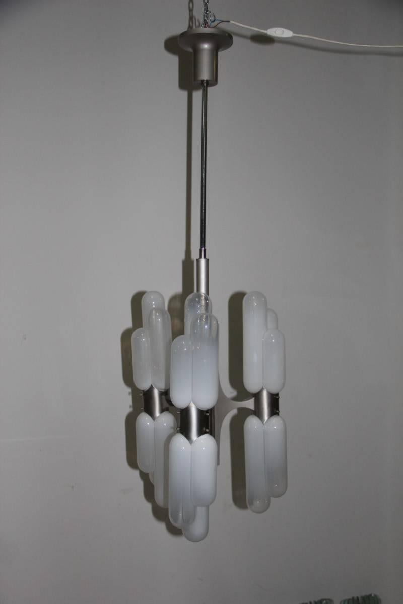 Mazzega chandelier 1970 Pop Art as clouds Italian design.