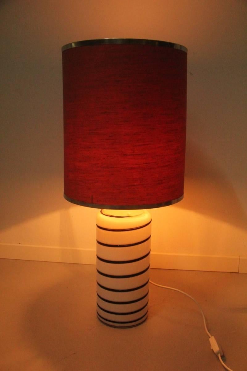 Table Lamp in Murano 1970 Italy Design In Excellent Condition For Sale In Palermo, Sicily