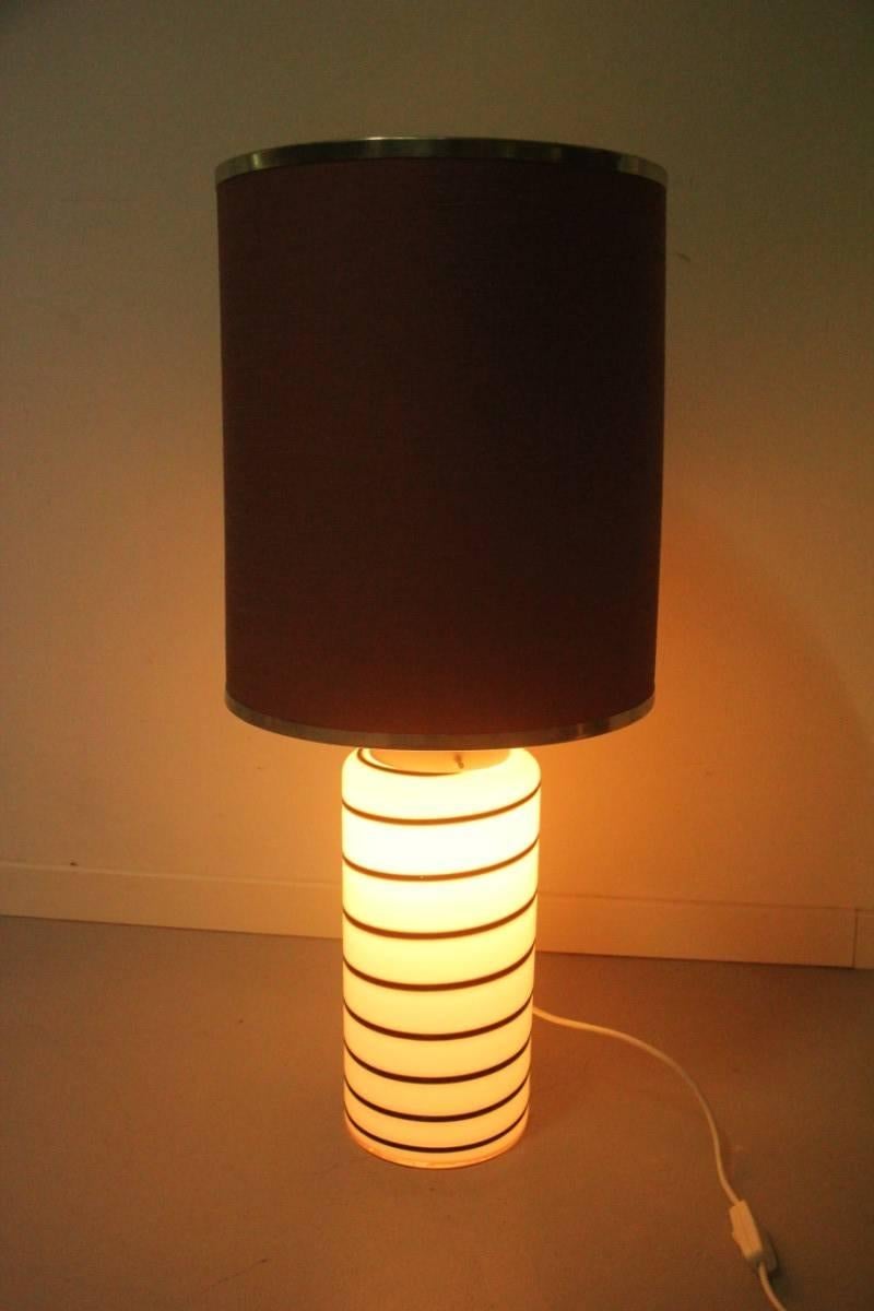 Italian Table Lamp in Murano 1970 Italy Design For Sale