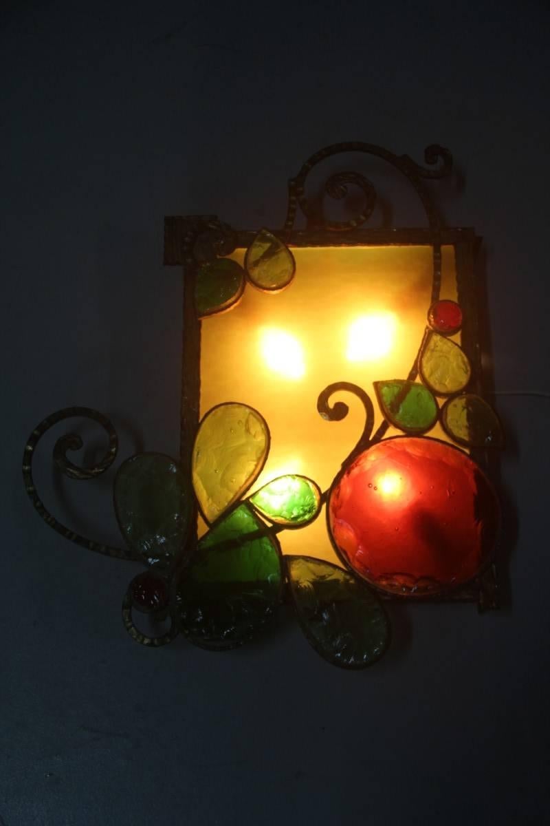 Poliarte Wall Sconce Sculpture Made in Italy, 1960s For Sale 1