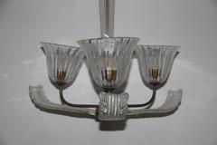 Murano Chandelier 1940s Italian Design Barovier Manufacture