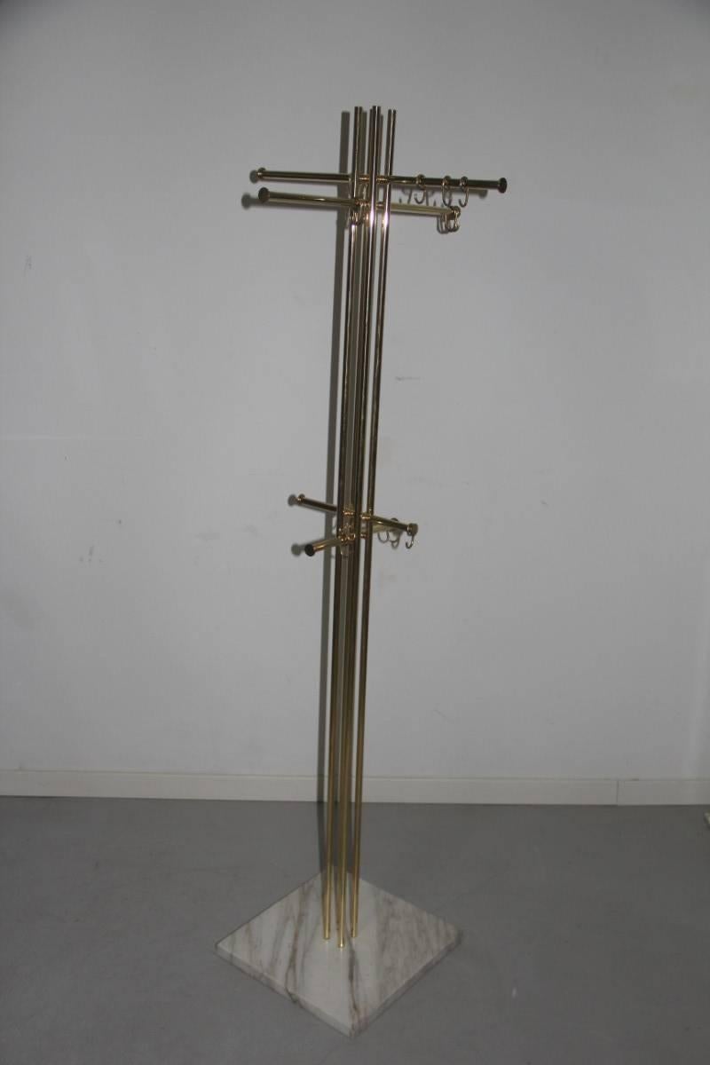 Late 20th Century Clothing Racks Brass in a Minimalist Sculptural Design 1970 Made in Italy